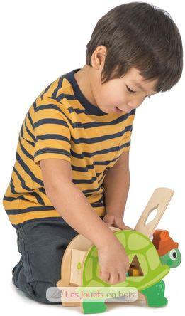 Tortoise Shape Sorter TL8456 Tender Leaf Toys 3