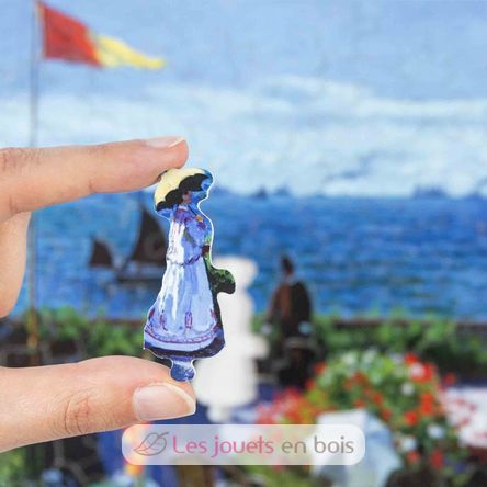 Terrace in Sainte-Adresse by Monet K493-100 Puzzle Michele Wilson 4