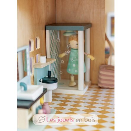 Bathroom furniture for dolls house TL8151 Tender Leaf Toys 3