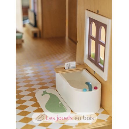 Bathroom furniture for dolls house TL8151 Tender Leaf Toys 4