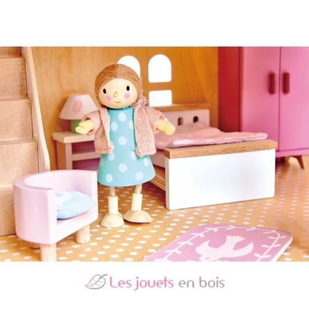 Bedroom furniture for dolls house TL8152 Tender Leaf Toys 2