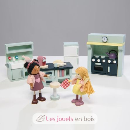 Kitchen furniture for dolls house TL8153 Tender Leaf Toys 4