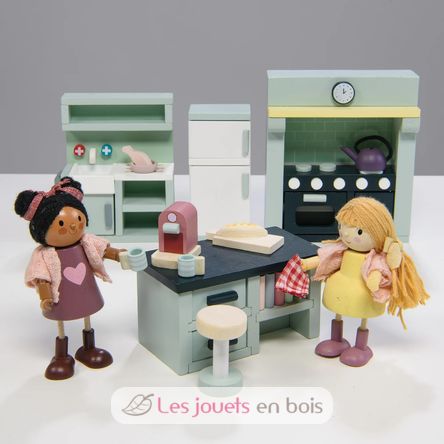 Kitchen furniture for dolls house TL8153 Tender Leaf Toys 3