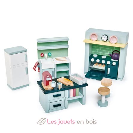 Kitchen furniture for dolls house TL8153 Tender Leaf Toys 1