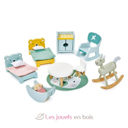 Childrens Room furniture for dolls house TL8155 Tender Leaf Toys 1