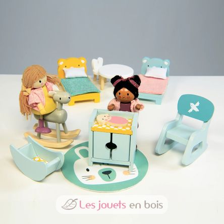Childrens Room furniture for dolls house TL8155 Tender Leaf Toys 3