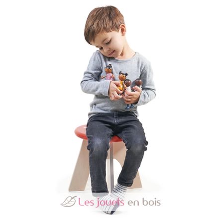 Wooden Doll Family TL8191 Tender Leaf Toys 2
