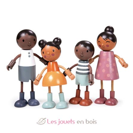 Wooden Doll Family TL8191 Tender Leaf Toys 1