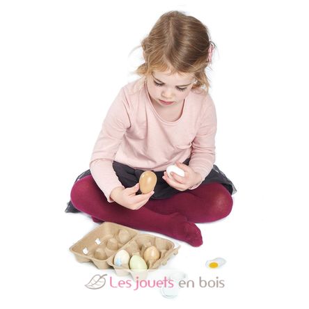 Wooden eggs TL8285 Tender Leaf Toys 2