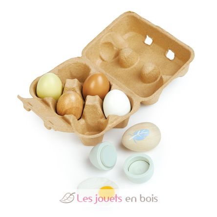 Wooden eggs TL8285 Tender Leaf Toys 3