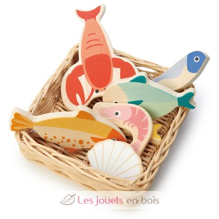 Seafood Basket TL8289 Tender Leaf Toys 1