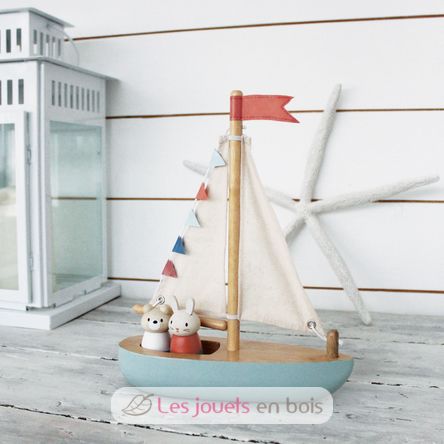 Sailaway Boat TL8382 Tender Leaf Toys 2