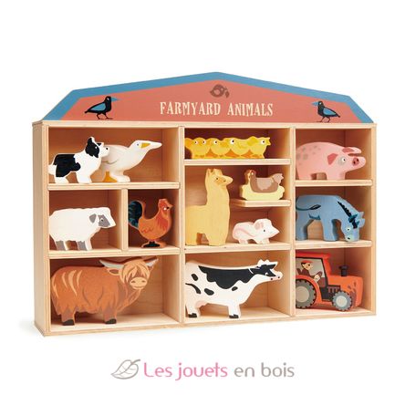 Farmyard Animals TL8483-1 Tender Leaf Toys 1