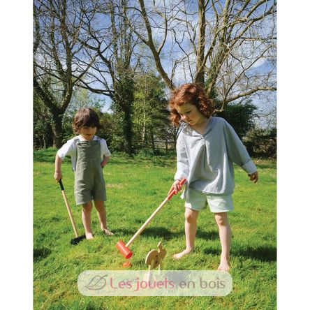 Woodland indoor croquet set TL8622 Tender Leaf Toys 8