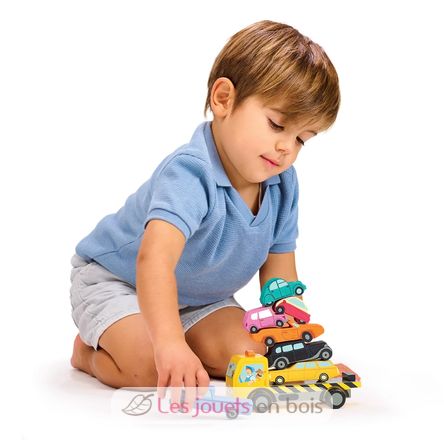 Stacking cars TL8663 Tender Leaf Toys 3