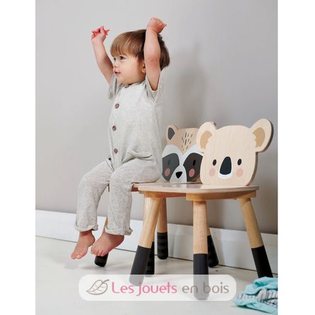 Forest Raccoon Chair TL8824 Tender Leaf Toys 2
