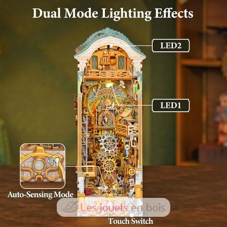 Book Nook Clock Tower T-TQ136 Tonecheer 4