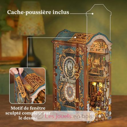 Book Nook Clock Tower T-TQ136 Tonecheer 5
