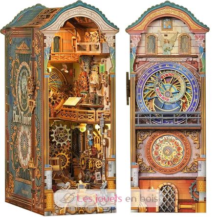 Book Nook Clock Tower T-TQ136 Tonecheer 1