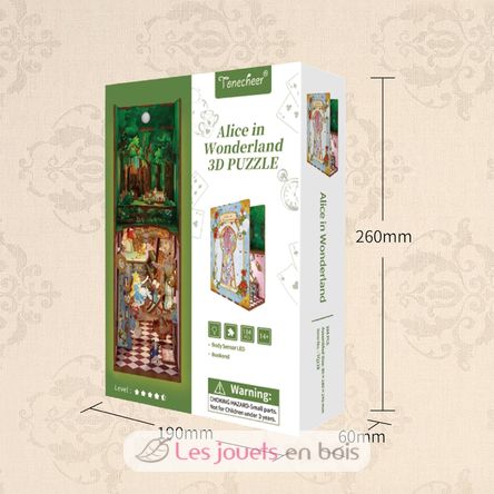 Book Nook Alice in Wonderland T-TQ128 Tonecheer 3