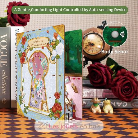 Book Nook Alice in Wonderland T-TQ128 Tonecheer 6