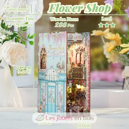 Book Nook Flower shop T-TQ141 Tonecheer 3