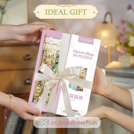 Book Nook Flower shop T-TQ141 Tonecheer 6