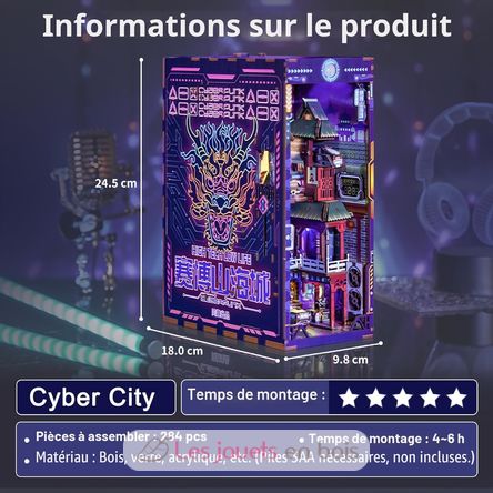 Book Nook Cyber City T-TQ131 Tonecheer 2