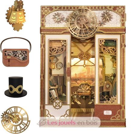 Book Nook Infinity Train Steam Fantasy T-TQ442 Tonecheer 1