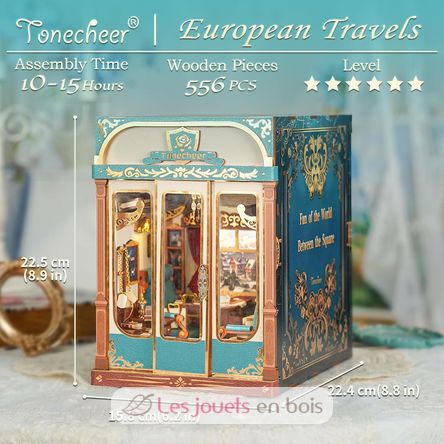 Book Nook Infinity Train European Travels T-TQ443 Tonecheer 3