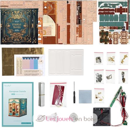 Book Nook Infinity Train European Travels T-TQ443 Tonecheer 9