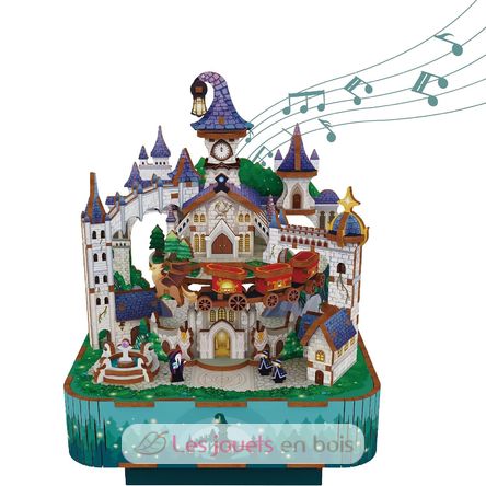 3D Puzzle Music Box Magical Castle T-TQ064 Tonecheer 8