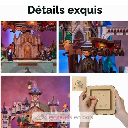 3D Puzzle Music Box Magical Castle T-TQ064 Tonecheer 4