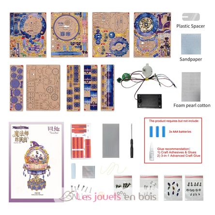 3D Puzzle Music Box Magician's Show T-TQ074 Tonecheer 6