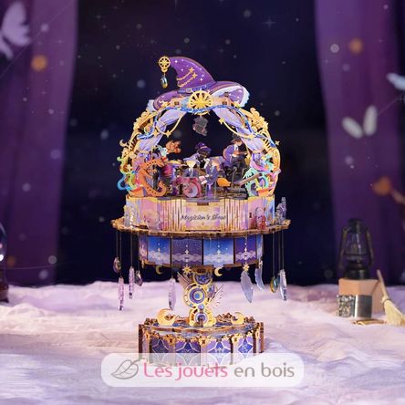 3D Puzzle Music Box Magician's Show T-TQ074 Tonecheer 2