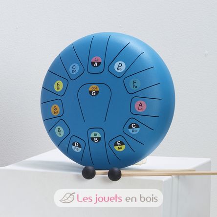 13-note metal tongue drum V8382 Vilac 6