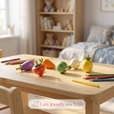Fruit and vegetable spinning tops 6 pcs UL24154 Ulysse 2