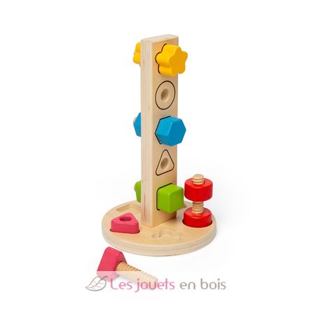 Nuts and Bolts Tower BJ37002 Bigjigs Toys 4