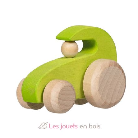 Wooden tractor to roll GK55831 Goki 1