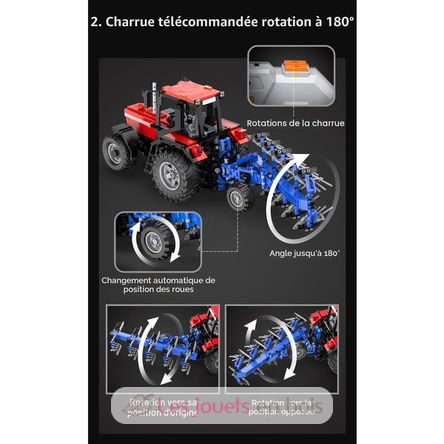 Farm Tractor 1675 Pieces C61052W CaDA 7