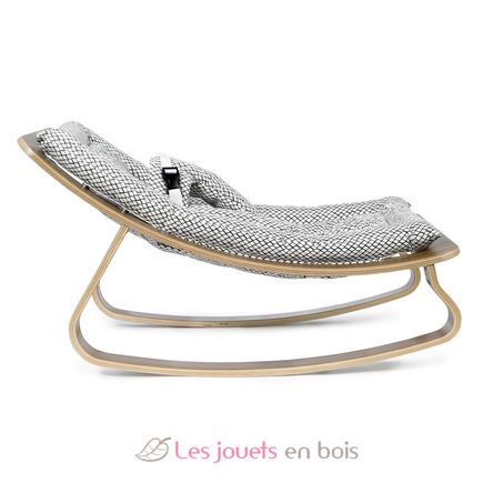 LEVO Baby Rocker in Walnut - Diamond CC-LEVO-W-DIAMOND Charlie Crane 4