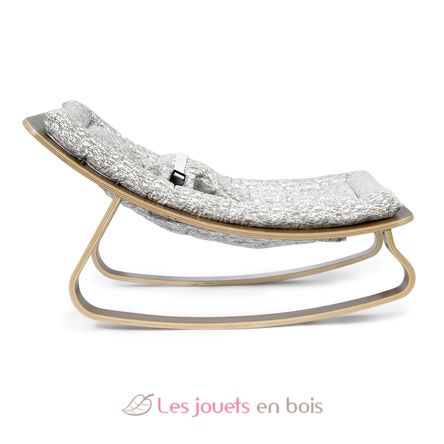 LEVO Baby Rocker in Walnut - Rabbit CC-LEVO-W-RABBIT Charlie Crane 4