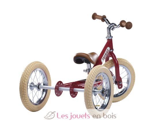 Trybike Steel Balance Bike 2-in-1 red TBS-3-VIN-RED Trybike 2