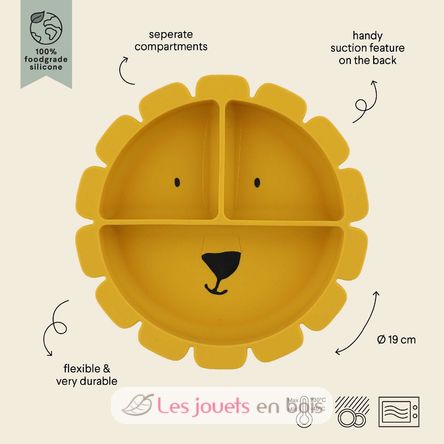 Silicone divided suction plate Mr Lion TX-96-429 Trixie 3