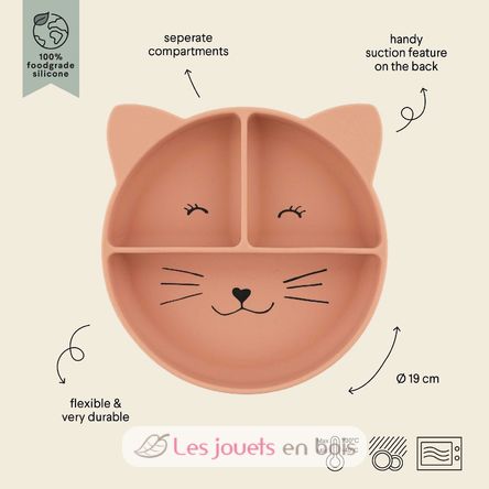 Silicone divided suction plate Mrs Cat TX-96-451 Trixie 3