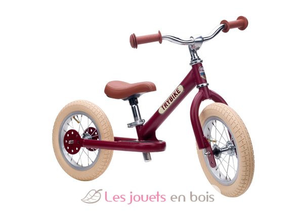 Trybike Steel Balance Bike 2-in-1 matte red TBS-3-REDM-VIN Trybike 6