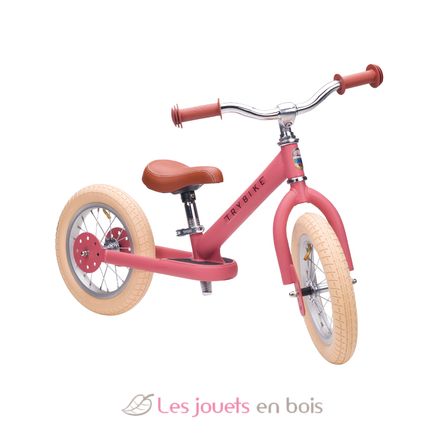 Trybike Steel Balance Bike 2-in-1 matte pink TBS-3-PNKM-VIN Trybike 4
