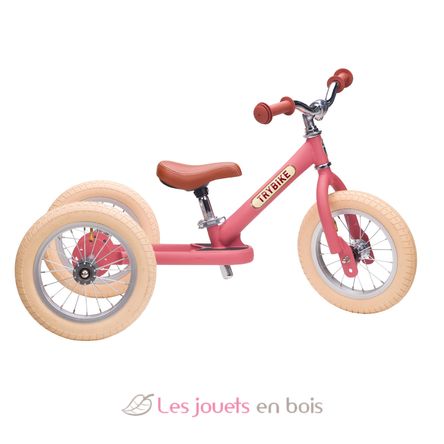 Trybike Steel Balance Bike 2-in-1 matte pink TBS-3-PNKM-VIN Trybike 2