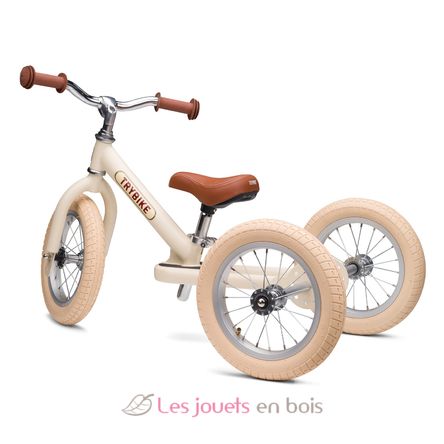 Trybike Steel Balance Bike 2-in-1 matte cream TBS-3-CRM-VIN Trybike 2