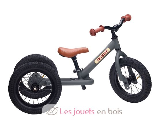 Trybike Steel Balance Bike 2-in-1 matte grey TBS-3-ANTM Trybike 2